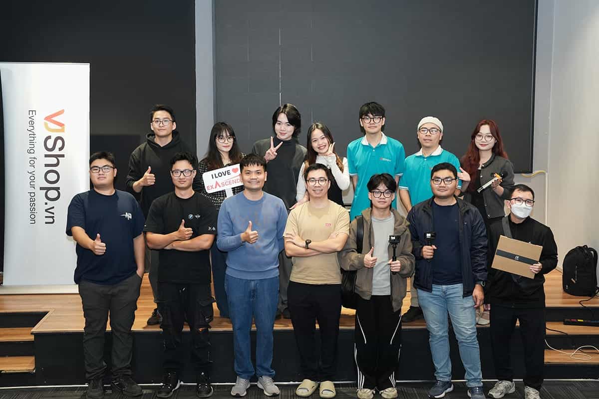 Hình ảnh kỷ niệm tại workshop