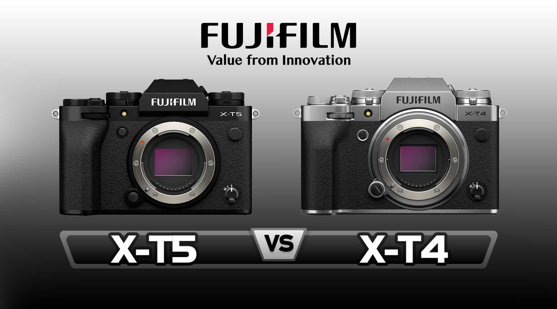 So Sánh Fujifilm X-T5 Vs Fujifilm X-T4: 13 Sự Nâng Cấp Vượt Trội Sau 2 Năm