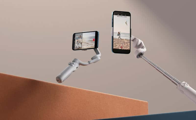 dji om5 có thiết kế tay cầm kéo dài mới