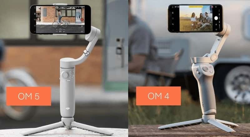 So sánh DJI OM 5 vs DJI OM 4: Sự khác biệt giữa hai Gimbal