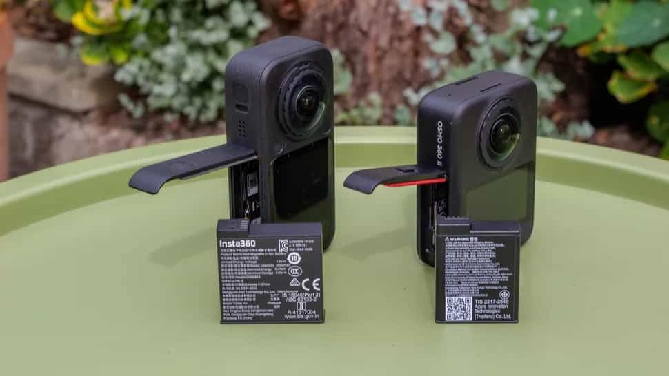Insta360 X6 lớn hơn mức 2.150mAh của Osmo 360 II