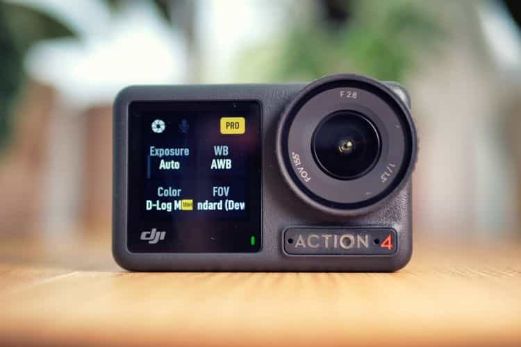 D-Log M 10-bit trên Osmo Action 4
