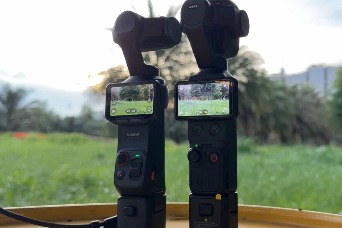 So sánh thiết kế DJI Pocket 4P vs Insta360 Luna Ultra