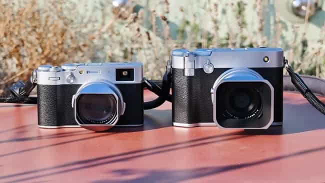 Cả Fujifilm GFX100RF và X100VI đều giữ phong cách retro