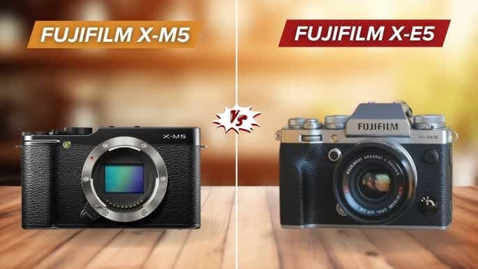Fujifilm X-M5 và Fujifilm X-E5 đều là máy rangefinder nhỏ gọn