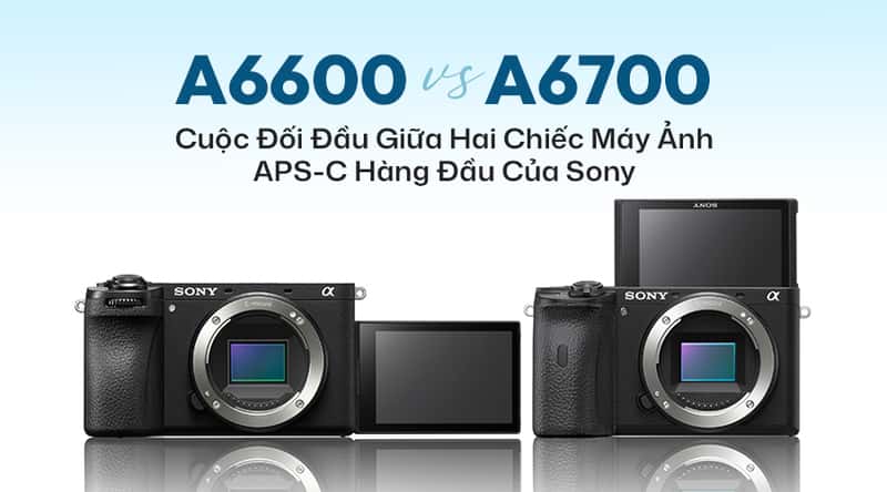 So Sánh Sony A6600 Vs Sony A6700: Cuộc Đối Đầu Giữa Hai Chiếc Máy Ảnh APS-C Hàng Đầu Của Sony
