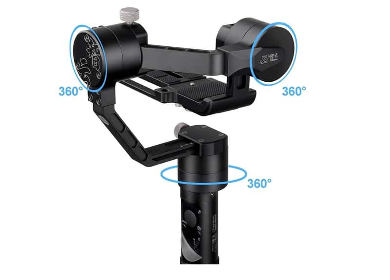 chọn gimbal có số trục chống rung lớn hơn 3