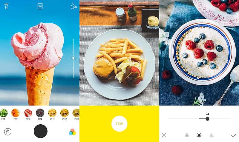 Photo Editor Mobile App - Foodie