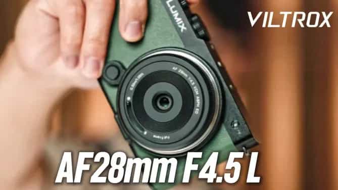 AF 28mm f/4.5 ngàm L sở hữu thiết kế pancake