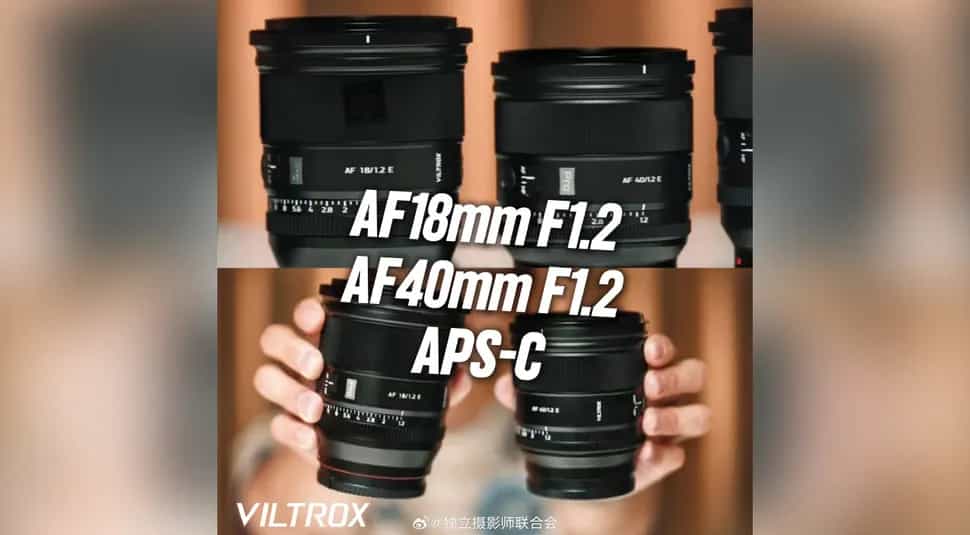 Hai ống kính mới sở hữu khẩu độ f/1.2