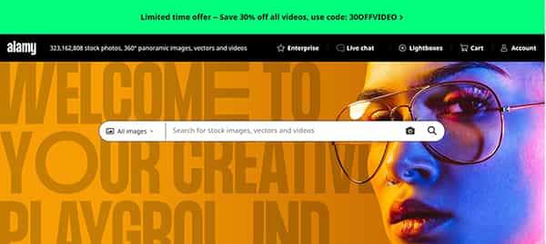 Alamy là một trang Web Bán Ảnh Kiếm Tiền khá phổ biến